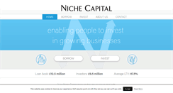 Desktop Screenshot of niche-capital.com