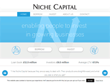 Tablet Screenshot of niche-capital.com